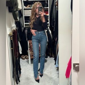 Re/Done High Rise Blue Jeans